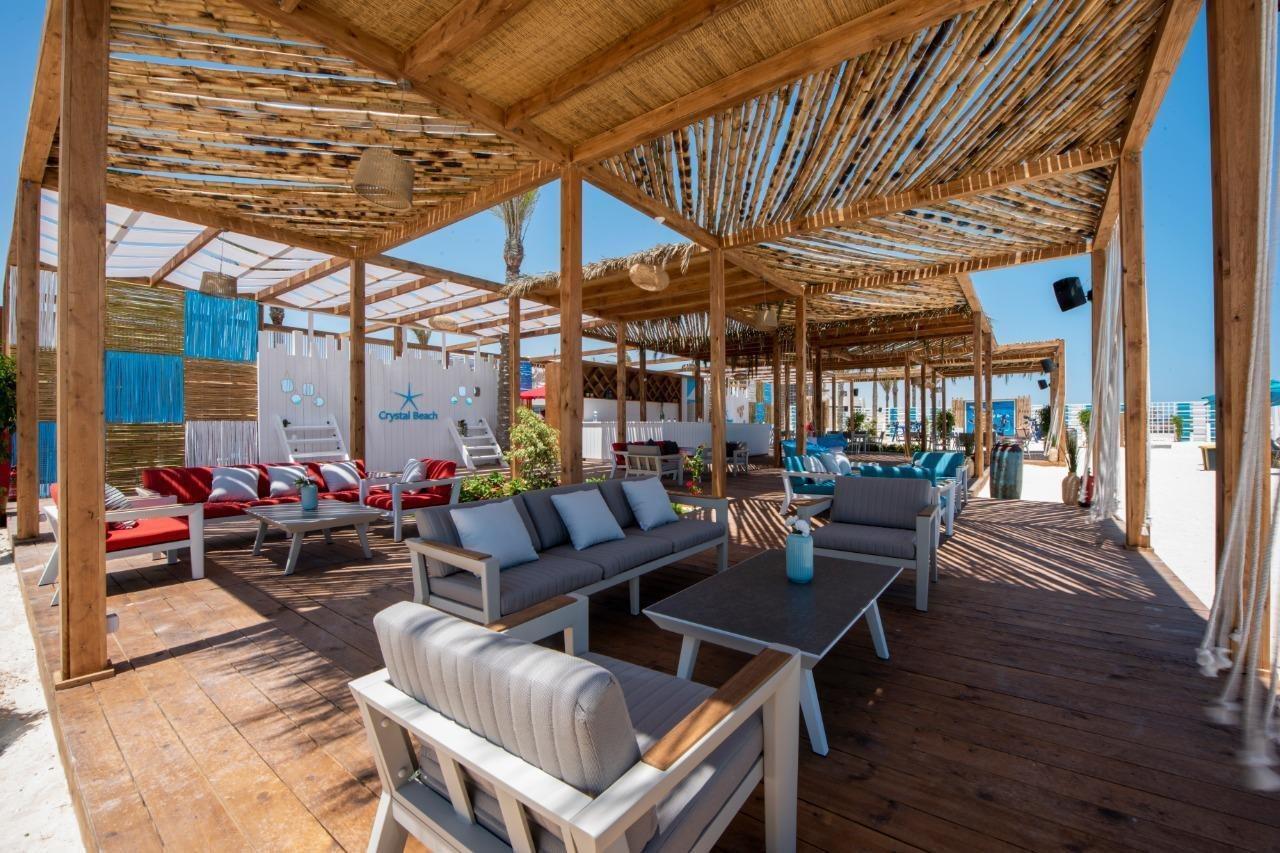 Crystal Inn Hotel - Alamein (Adults Only) El-Alamein Eksteriør billede The beach club at the resort